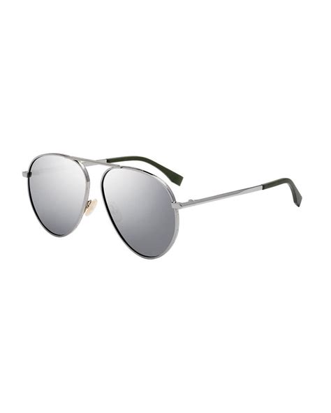 fendi men's metal aviator sunglasses|Fendi sunglasses catalogue.